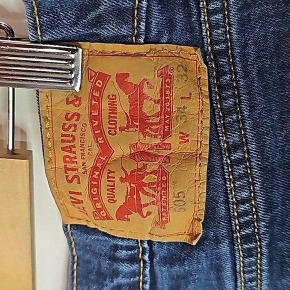 Levi's 505 34x32 straight leg jeans - Picture 5 of 7